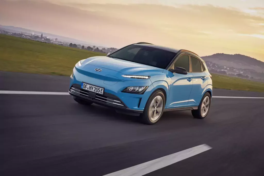 Hyundai Kona Electric op de weg