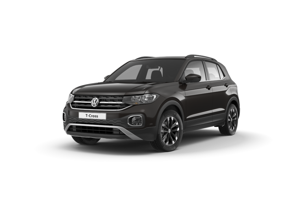 Zwarte Volkswagen T-Cross