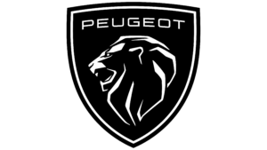 Zwart Peugeot logo nieuw