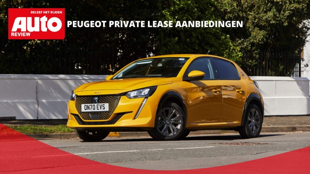 Gele Peugeot private lease