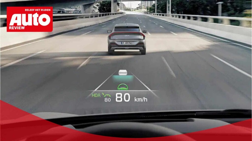 Kia EV6 head-up display