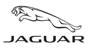 Jaguar logo in het zwart